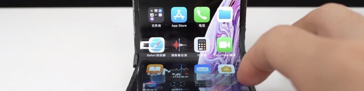 Afinal sempre já há um iPhone dobrável… só não foi a Apple a fazer