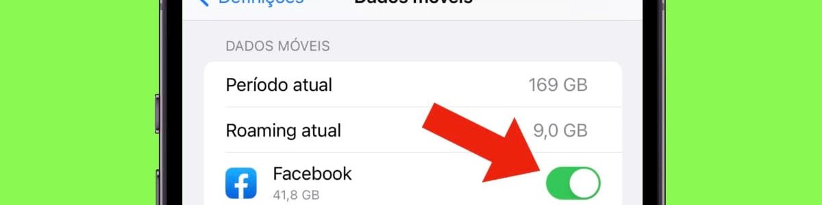 Como desativar os dados móveis para aplicações específicas do iPhone