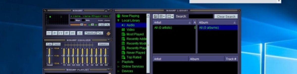 Winamp para o Windows 10 aparece na Internet! Experimente já