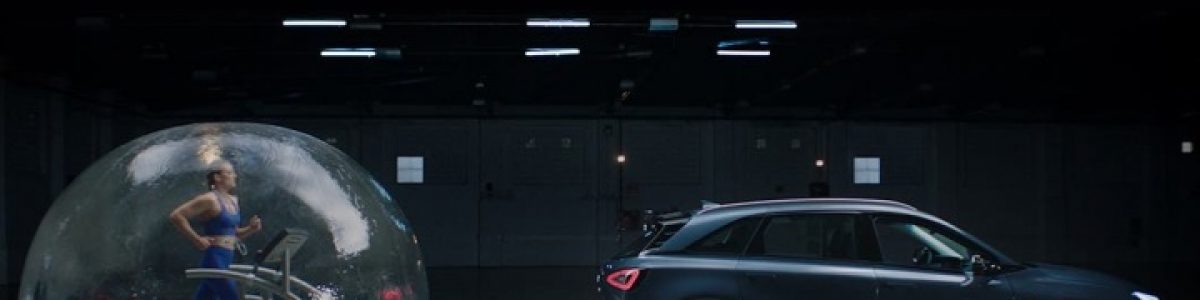 Incrível: Atleta corre e respira ar do tubo de escape do Hyundai NEXO