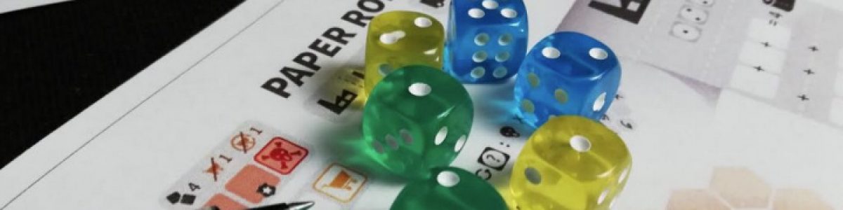 A Magia dos Jogos de Tabuleiro – O jogo “faça você mesmo” PAPER ROLL & Write