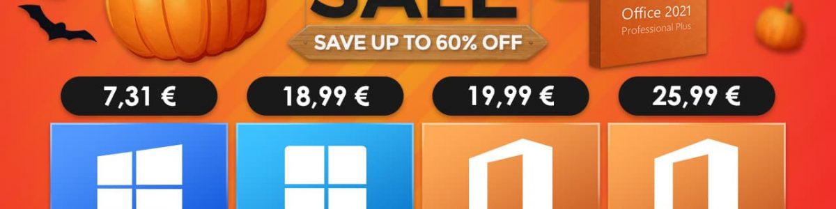 Atualize para o Windows 11 a partir do Windows 10 com a GoDeal24 Halloween Sale!