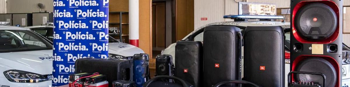 Operação Bluetooth: Polícia apreende dezenas de colunas de som