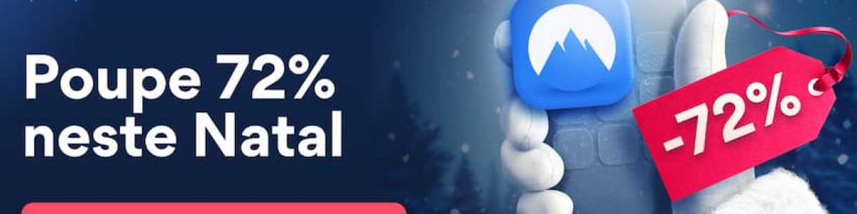 O Natal adiantou-se na NordVPN: plano de 2 anos por €2.92 por mês