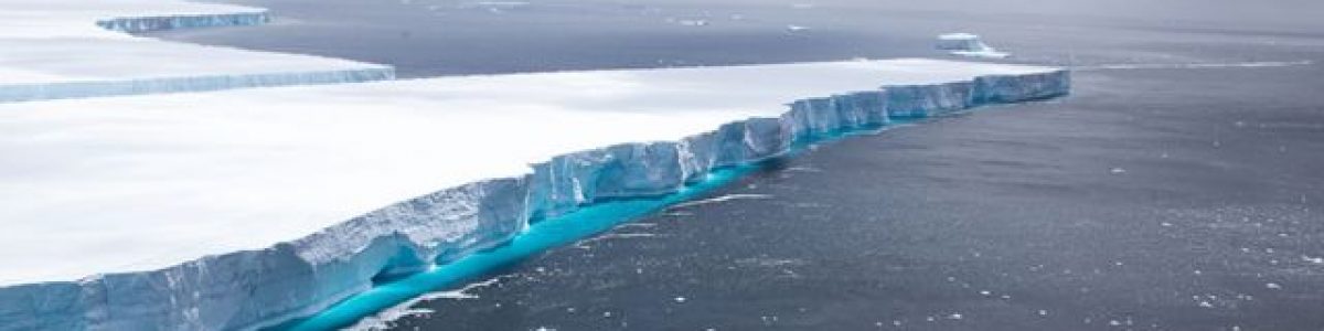 Iceberg A-68 despejava mais de 1,5 mil milhões de toneladas de água doce