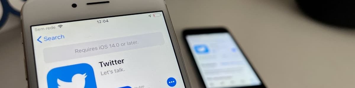 Abruptamente, app do Twitter não funciona nos iPhone 6 e 5S. Agora requer o iOS 14