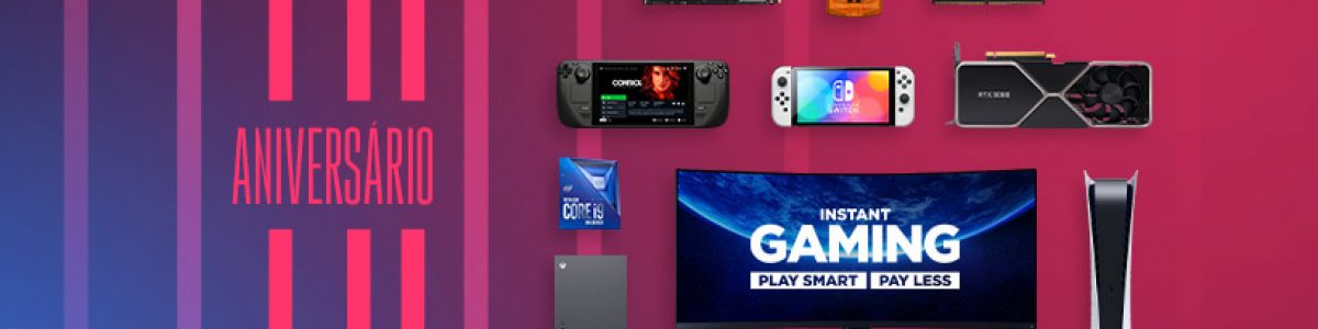 ALERTA GAMERS: Giveaway de aniversário, 10 anos, 10 prémios na Instant Gaming