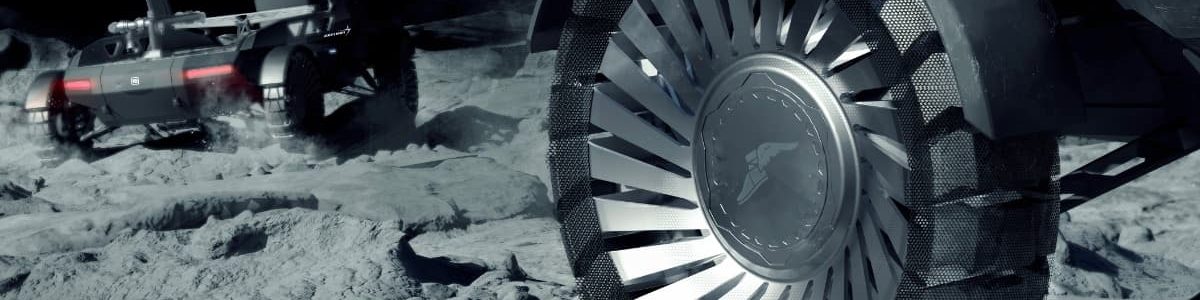 Goodyear vai produzir pneus airless para os rovers da Lua no programa Artemis