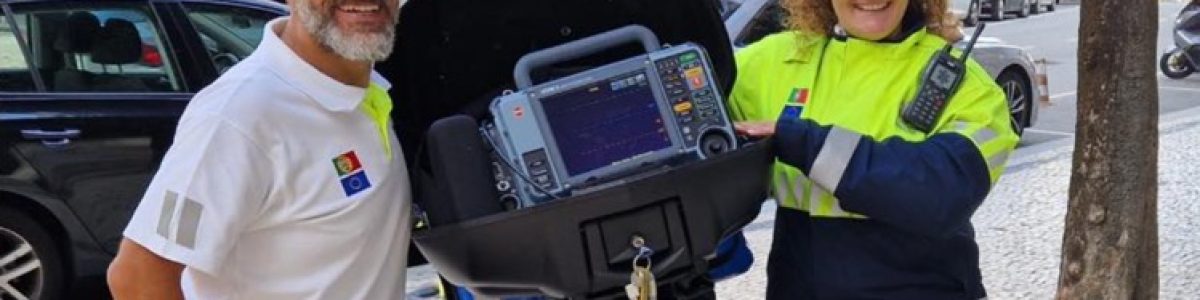 INEM tem motas equipadas com monitores de sinais vitais