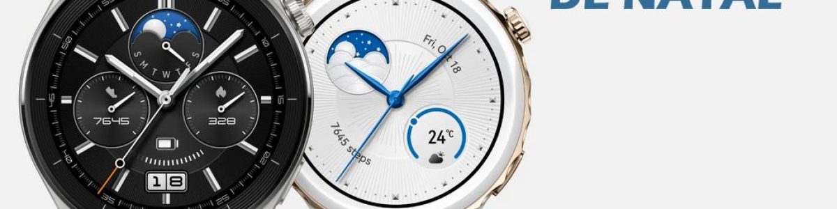 Passatempo de Natal: Ganhe um smartwatch Huawei Watch GT3 Pro