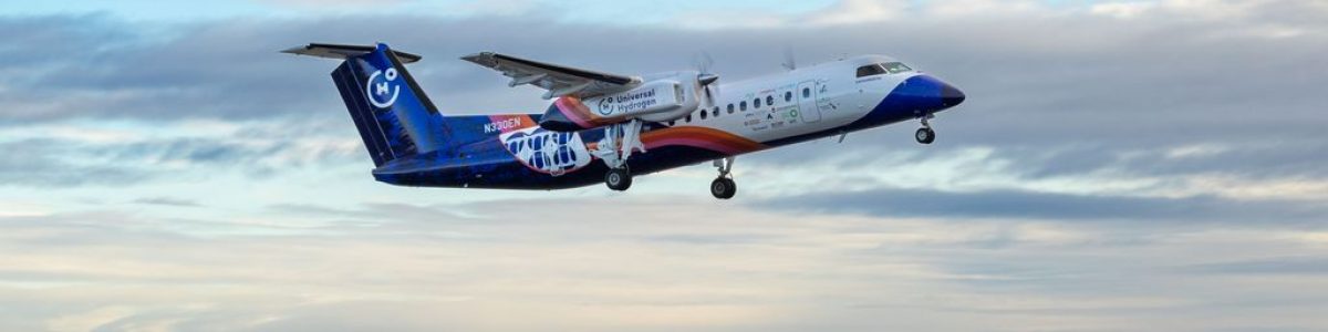 Avião Dash-8 fez voo de 15 minutos a hidrogénio [vídeo]