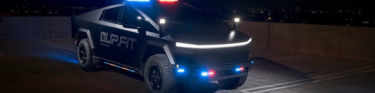 Esta é a utilização ideal para a Tesla Cybertruck: carro de polícia